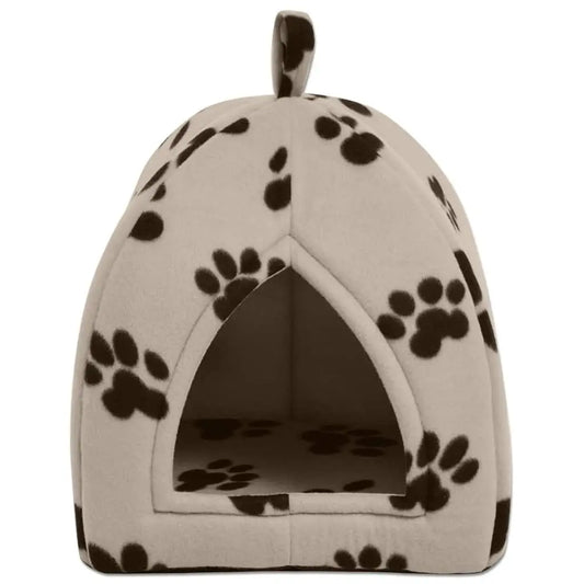 VidaXL W2B Cat Cubby Large Removable Beige Polyester Fleece Covers Pet Houses & Furniture