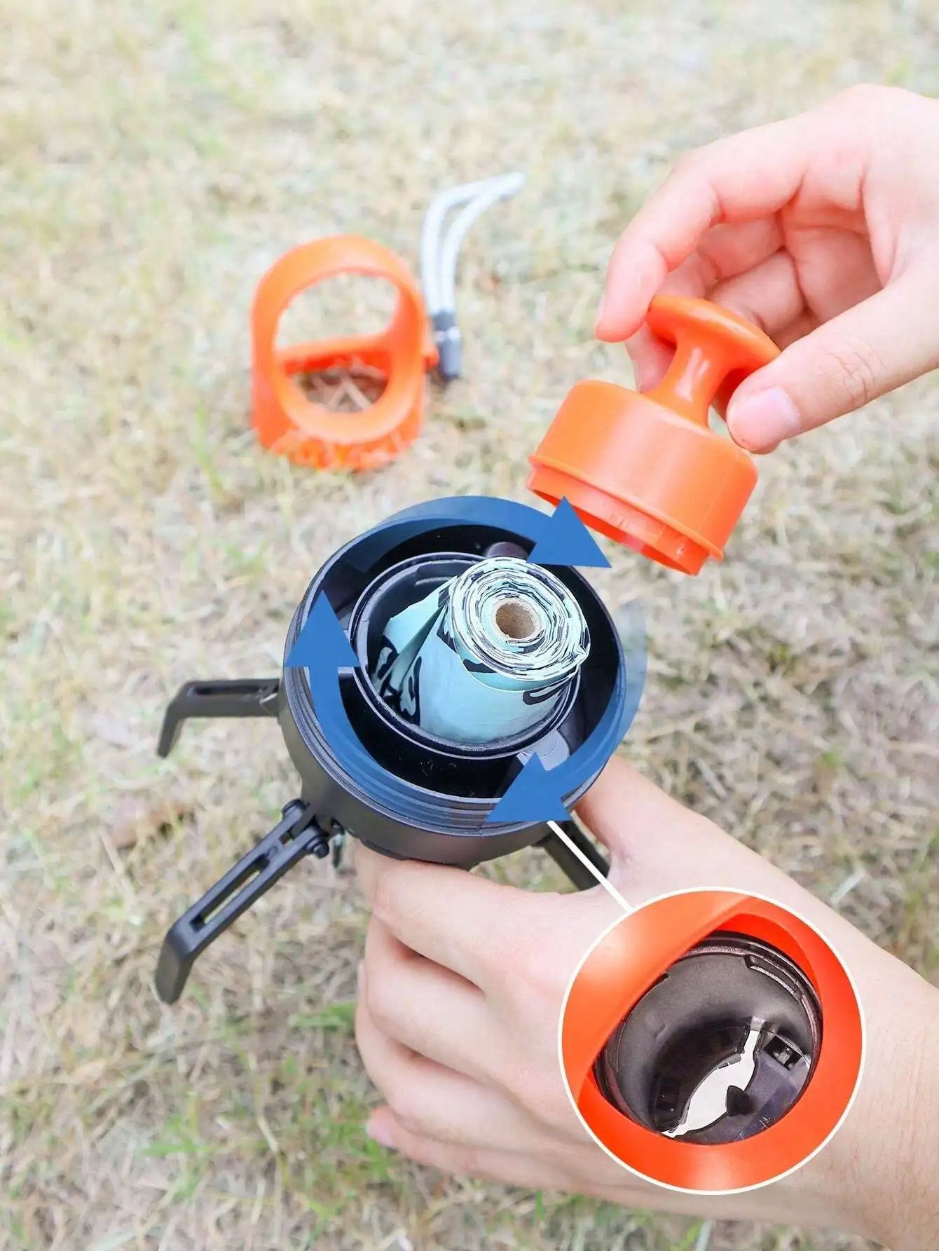 Pooper Scooper with Built-In Poop Bag Dispenser for Dogs - Six-Claw Pet Waste Picker for Neat and Tidy Puppy Cleanup Dog toys