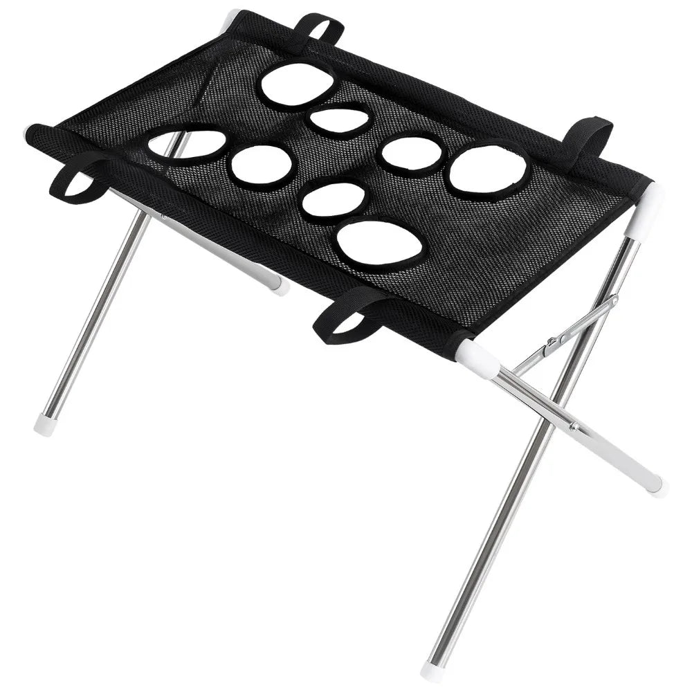 Anti-Scratch Pet Grooming Hammock Adjustable Detachable Pet Restraint Station Sturdy Support Frame Pet Bathing Rack Small Dog