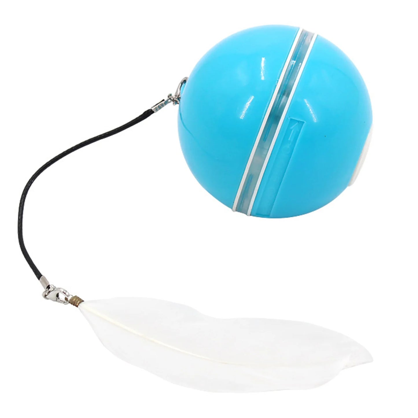 Automatic LED Intelligent Cat Ball USB Rechargeable Activated Pet Toy Ball for Indoor Cats Kitten Play Chase Exercise MIAO