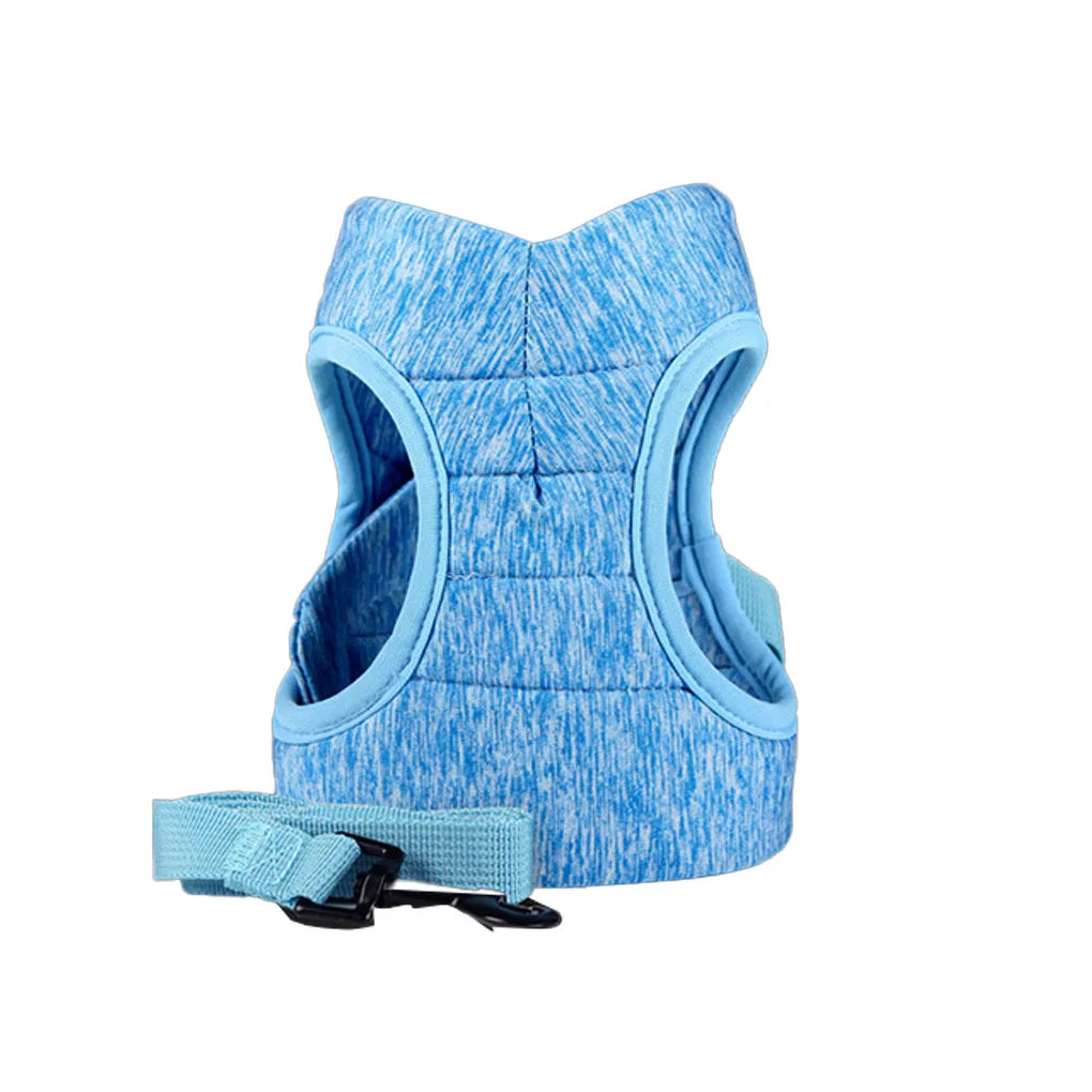 Adjustable Rope Durable Professional Escape-proof Small Belt Kitten Breathable Soft Chest Strap Elastic Pet Wiring Sky