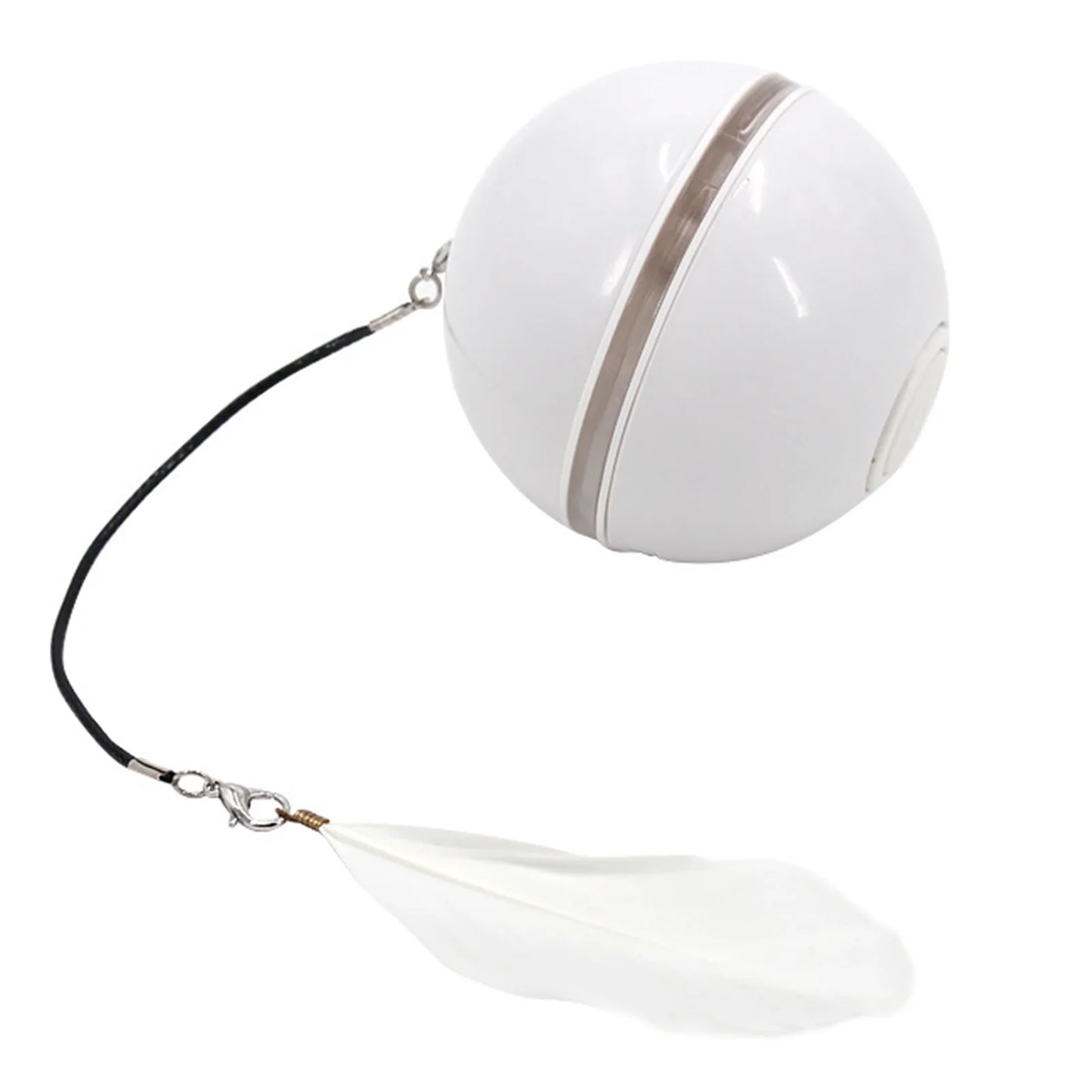 Automatic LED Intelligent Cat Ball USB Rechargeable Activated Pet Toy Ball for Indoor Cats Kitten Play Chase Exercise MIAO