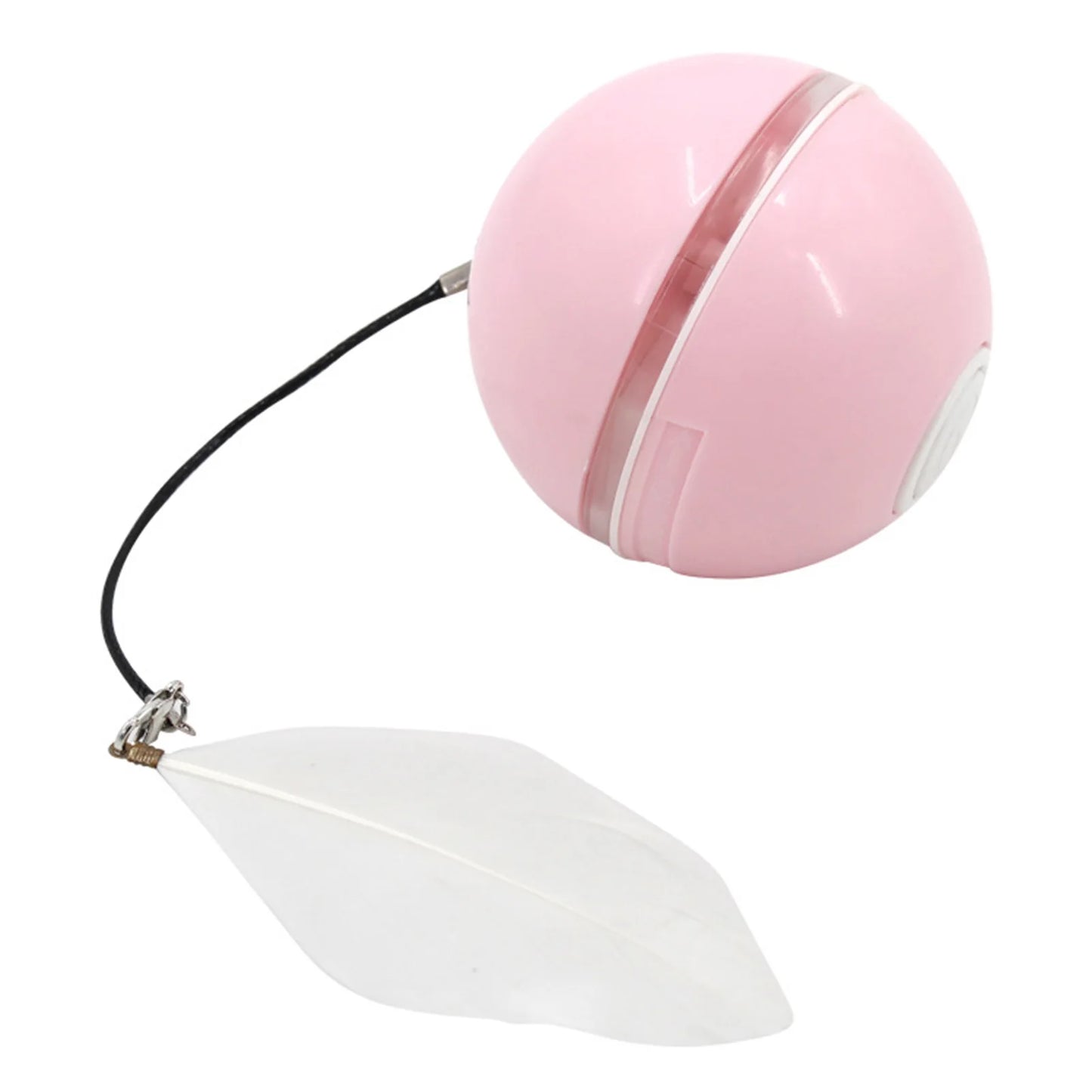 Automatic LED Intelligent Cat Ball USB Rechargeable Activated Pet Toy Ball for Indoor Cats Kitten Play Chase Exercise MIAO