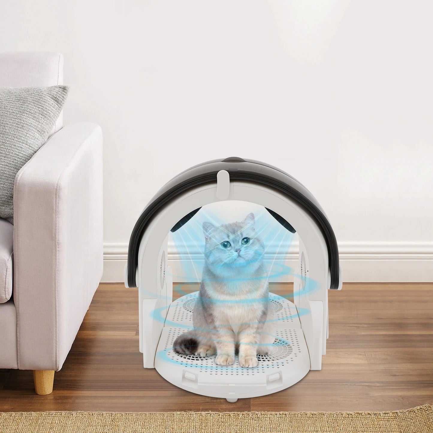 Foldable Pet Dryer Box for Cats and Small Dogs